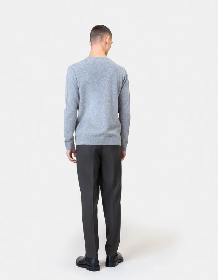 Light Merino Wool Crew 8211 Stone Blue Knit Sweaters Colorfulstandard Men