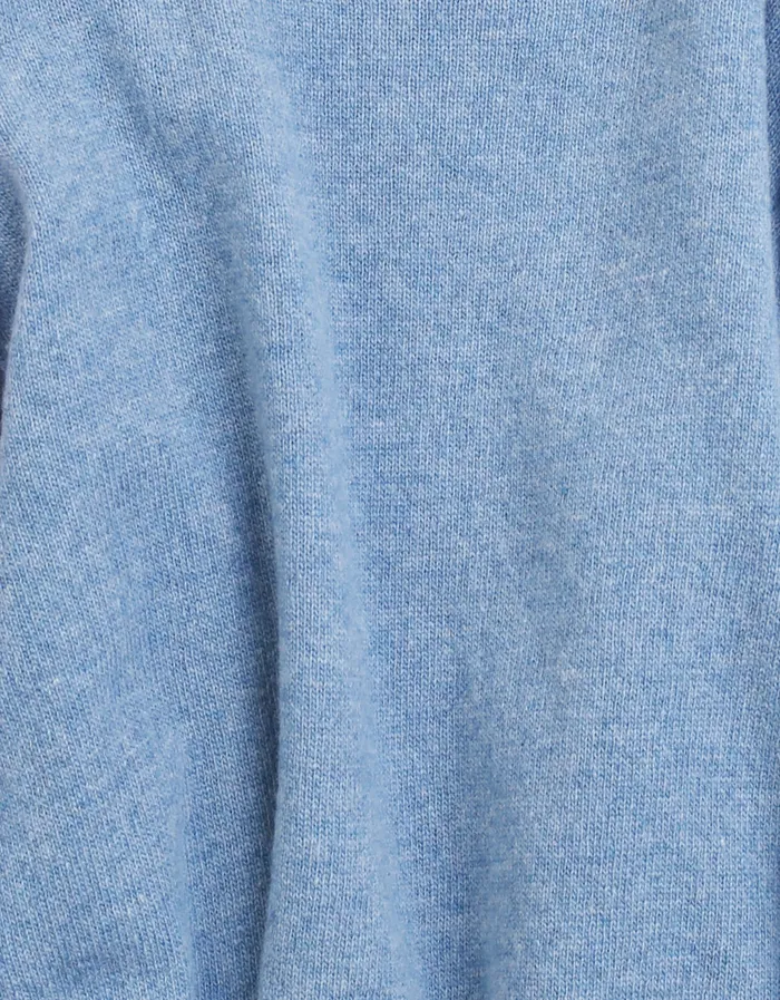 Light Merino Wool Crew 8211 Stone Blue Knit Sweaters Colorfulstandard Men