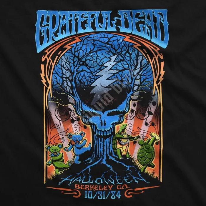 Liquid Blue Athletic TShirt Men Halloween Dead Black Athletic TShirt
