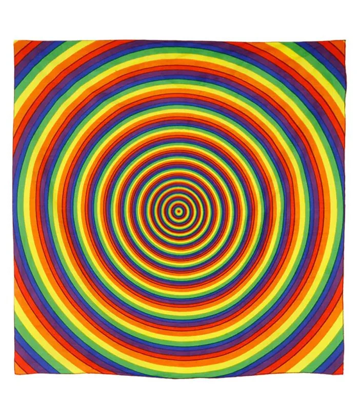 Liquid Blue Bandanas Accessories Rainbow Circle Bandana