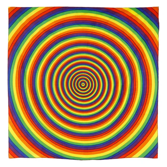 Liquid Blue Bandanas Accessories Rainbow Circle Bandana