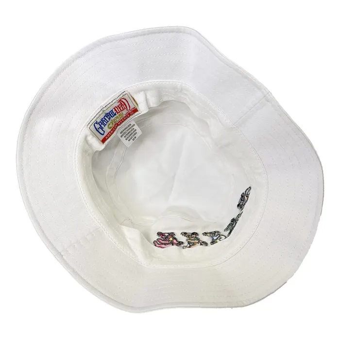 Liquid Blue Hats Accessories Dancin Bear White Bucket Hat