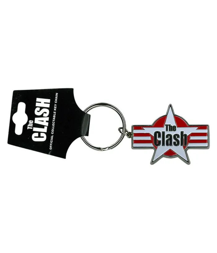 Liquid Blue Keychains Accessories The Clash Logo Keychain