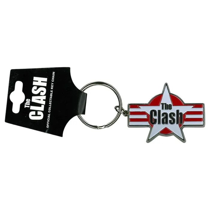 Liquid Blue Keychains Accessories The Clash Logo Keychain