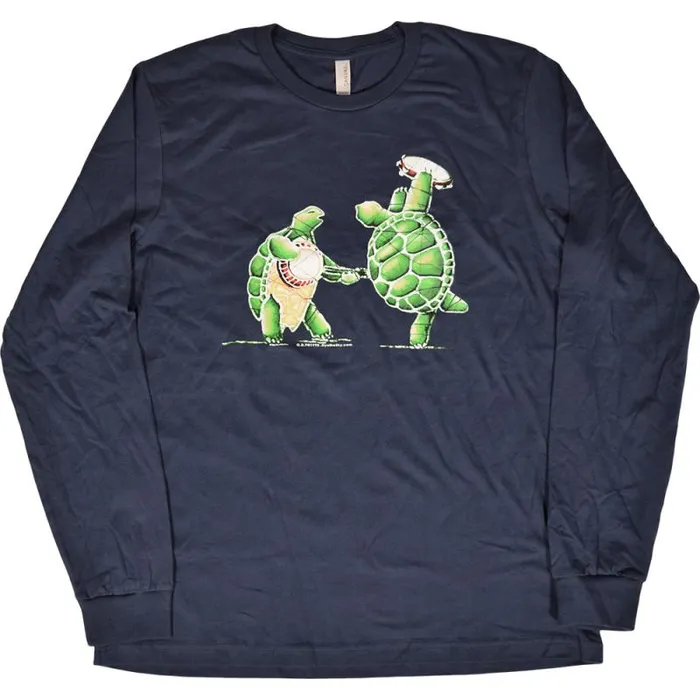 Liquid Blue Long Sleeve Men GD Terrapin Station Navy Long Sleeve TShirt