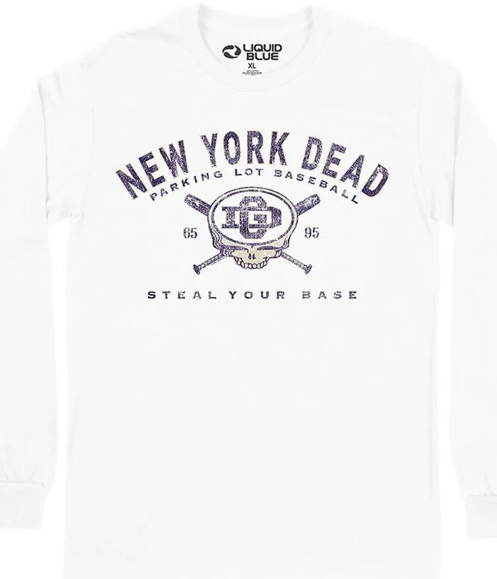 Liquid Blue Long Sleeve Men NY Dead Long Sleeve TShirt