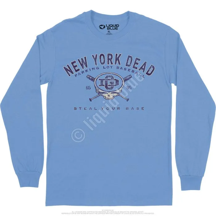 Liquid Blue Long Sleeve Men NY Dead Long Sleeve TShirt