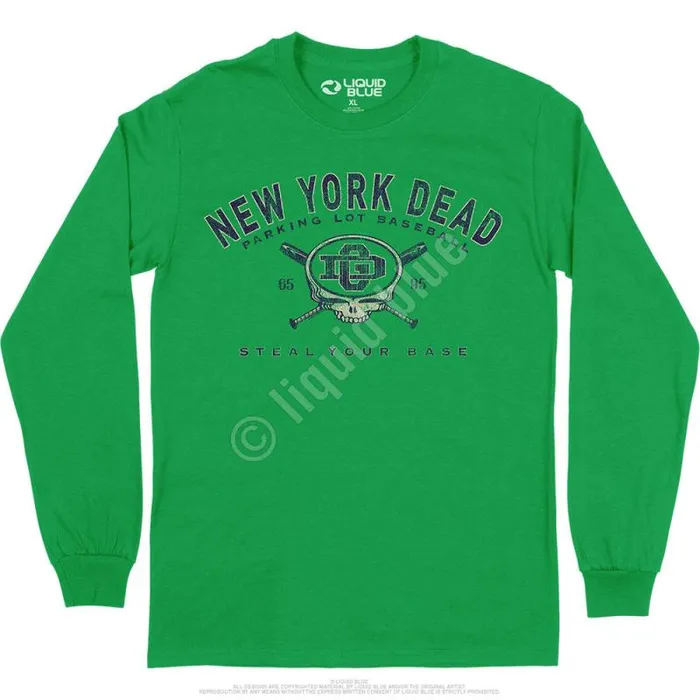 Liquid Blue Long Sleeve Men NY Dead Long Sleeve TShirt
