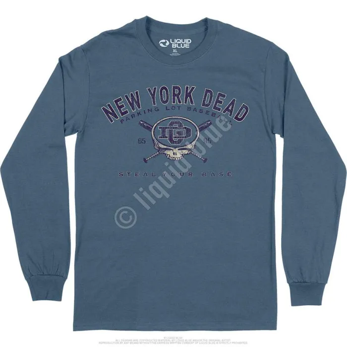 Liquid Blue Long Sleeve Men NY Dead Long Sleeve TShirt