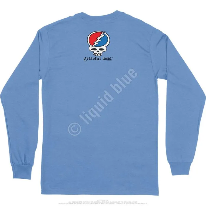 Liquid Blue Long Sleeve Men Steal Your Face Dead Is Better Long Sleeve TShirt