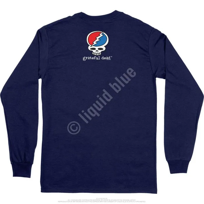 Liquid Blue Long Sleeve Men Steal Your Face Dead Is Better Long Sleeve TShirt