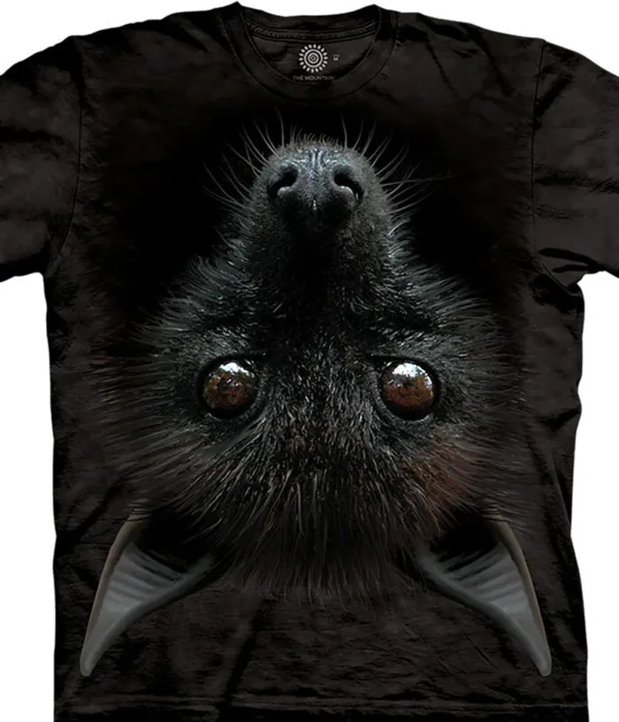 Liquid Blue TShirt Men Bat Head Classic Cotton TShirt