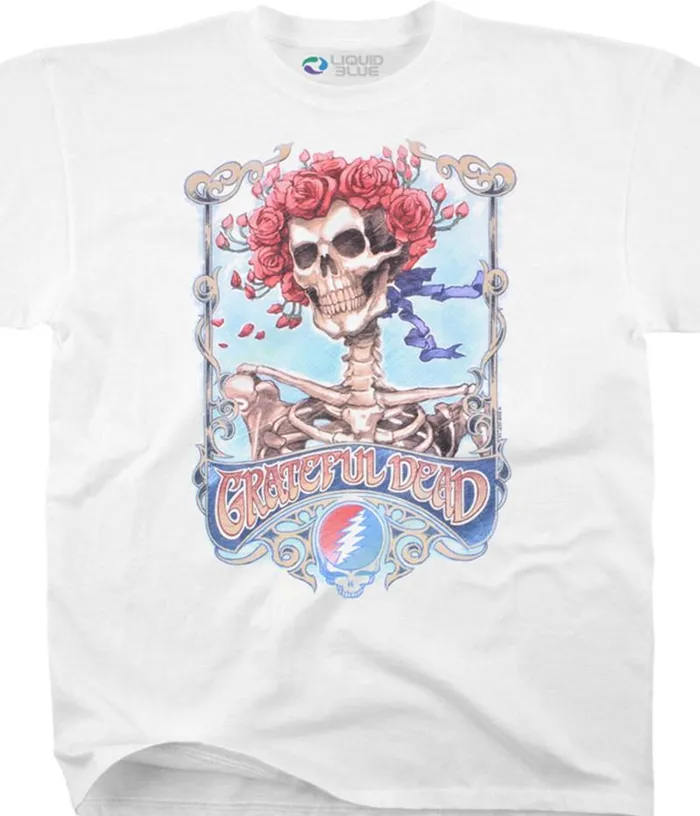 Liquid Blue TShirt Men Bertha Live White TShirt