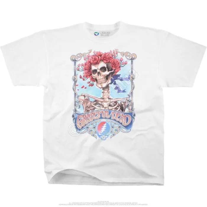 Liquid Blue TShirt Men Bertha Live White TShirt