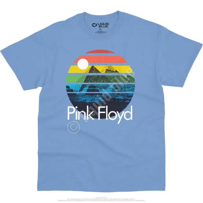Liquid Blue TShirt Men Dark Side Sunset TShirt