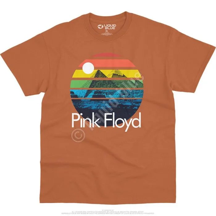 Liquid Blue TShirt Men Dark Side Sunset TShirt