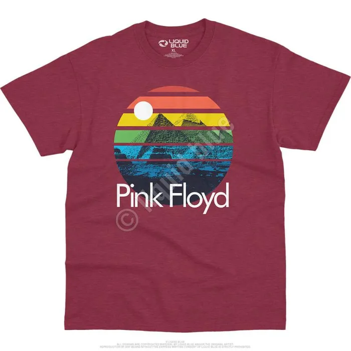 Liquid Blue TShirt Men Dark Side Sunset TShirt