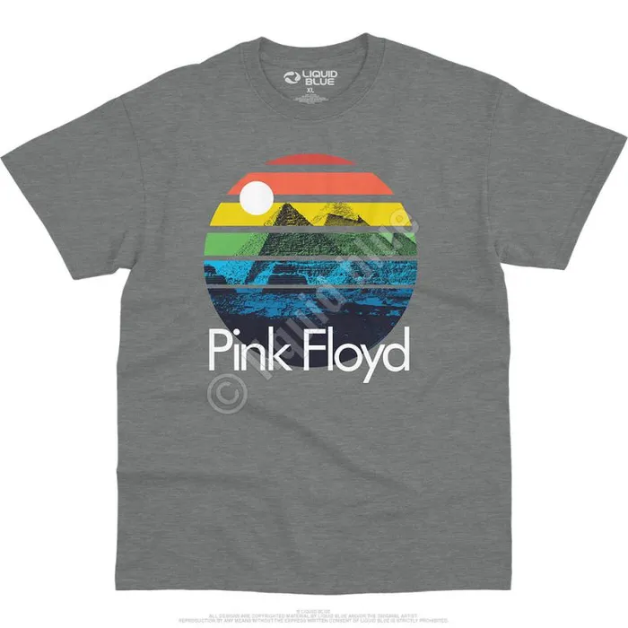 Liquid Blue TShirt Men Dark Side Sunset TShirt