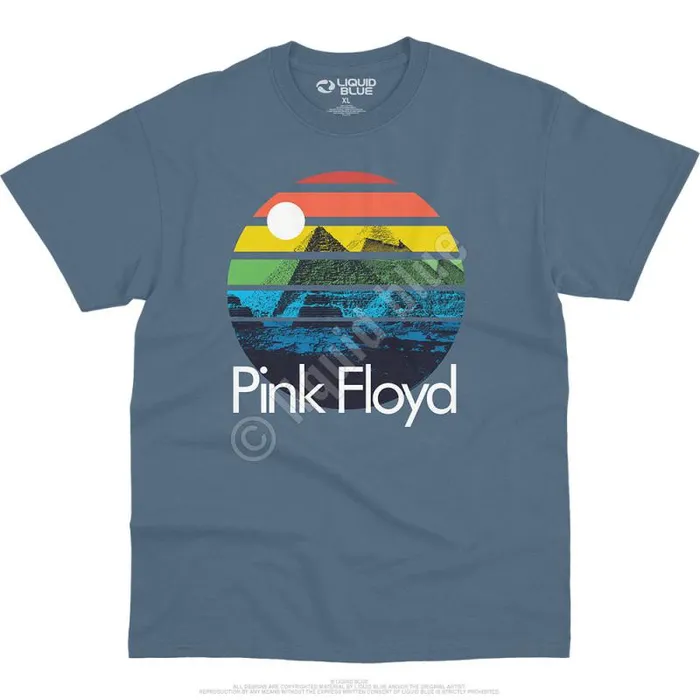 Liquid Blue TShirt Men Dark Side Sunset TShirt