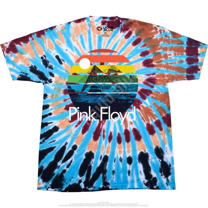 Liquid Blue TShirt Men Dark Side Sunset TShirt