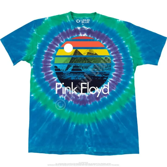 Liquid Blue TShirt Men Dark Side Sunset TShirt