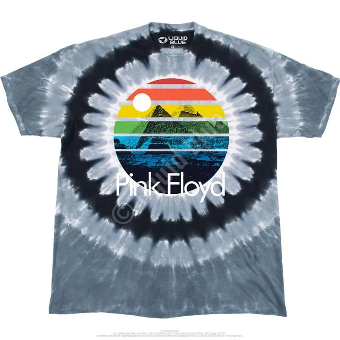 Liquid Blue TShirt Men Dark Side Sunset TShirt