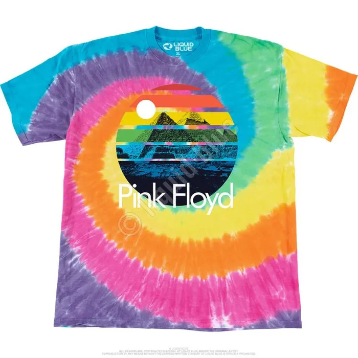 Liquid Blue TShirt Men Dark Side Sunset TShirt