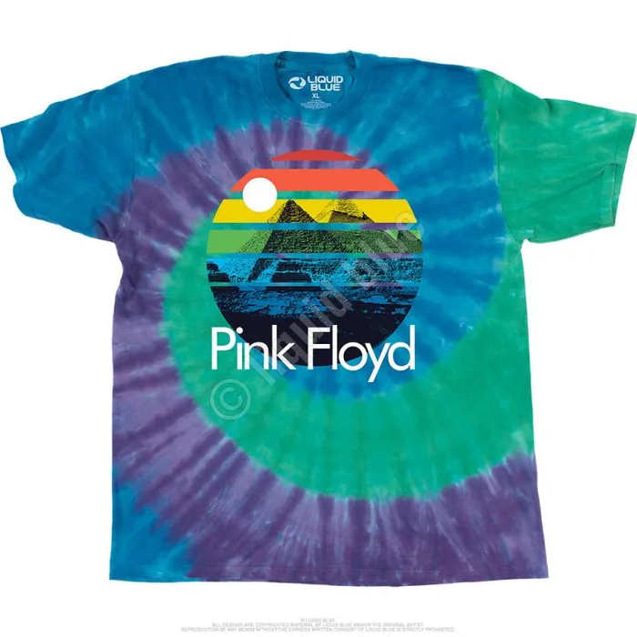 Liquid Blue TShirt Men Dark Side Sunset TShirt