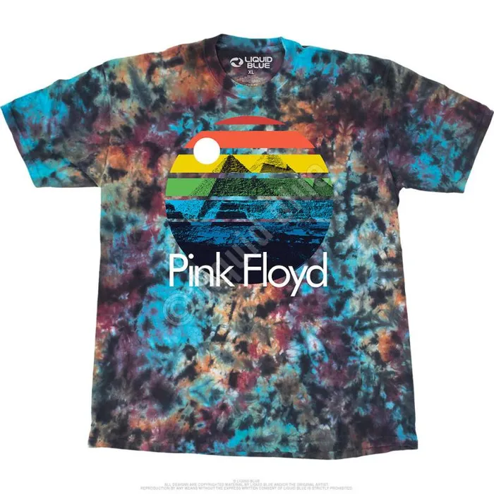 Liquid Blue TShirt Men Dark Side Sunset TShirt