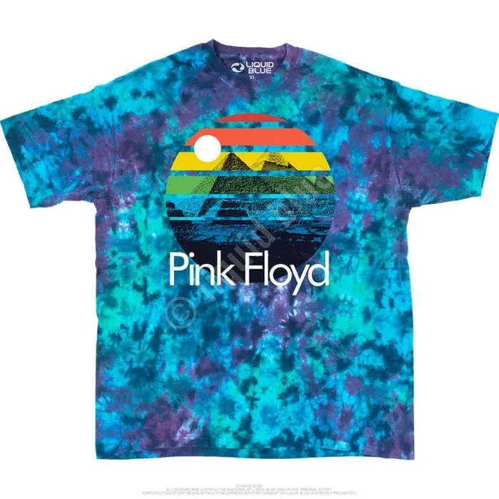 Liquid Blue TShirt Men Dark Side Sunset TShirt
