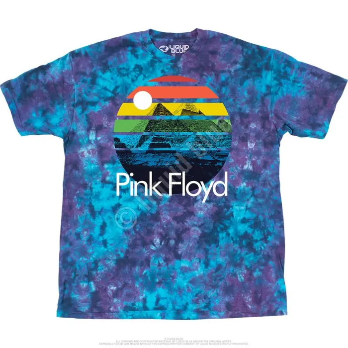 Liquid Blue TShirt Men Dark Side Sunset TShirt