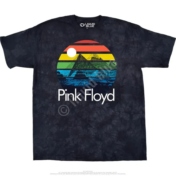 Liquid Blue TShirt Men Dark Side Sunset TShirt