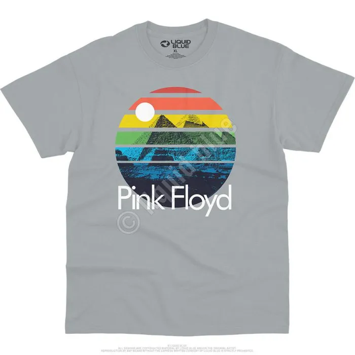 Liquid Blue TShirt Men Dark Side Sunset TShirt