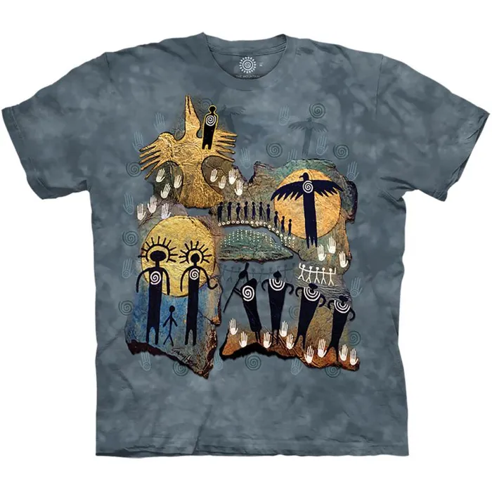 Liquid Blue TShirt Men Flight Of The Shaman Classic Cotton TShirt