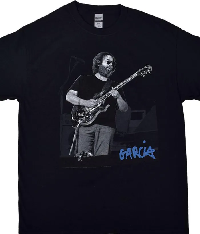Liquid Blue TShirt Men Garcia Live Black TShirt