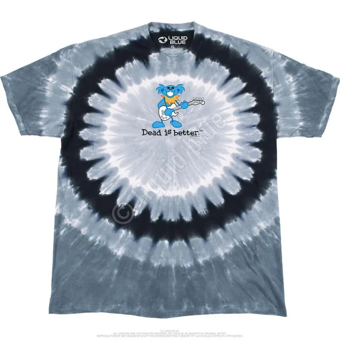 Liquid Blue TShirt Men Guitar Dead Is Better TShirt
