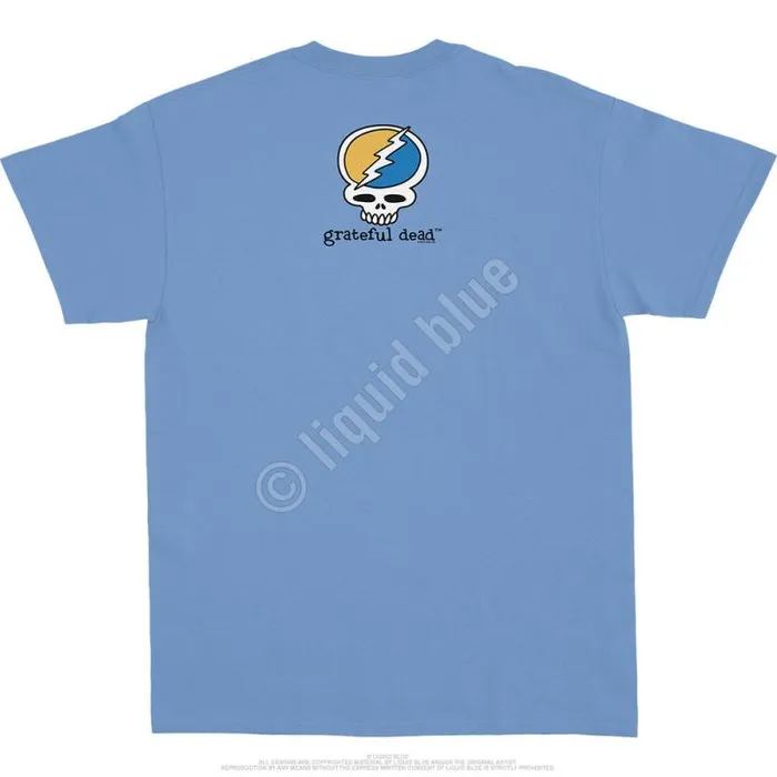 Liquid Blue TShirt Men Guitar Dead Is Better TShirt