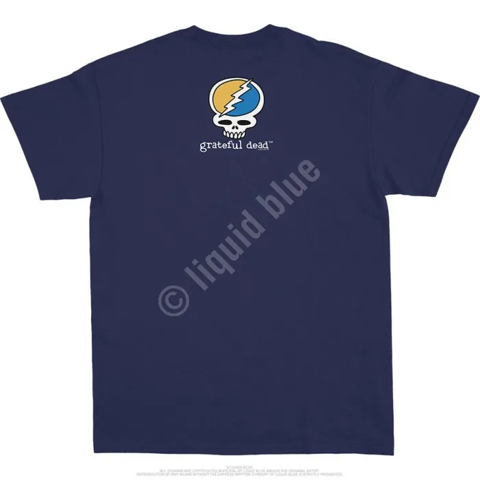 Liquid Blue TShirt Men Guitar Dead Is Better TShirt