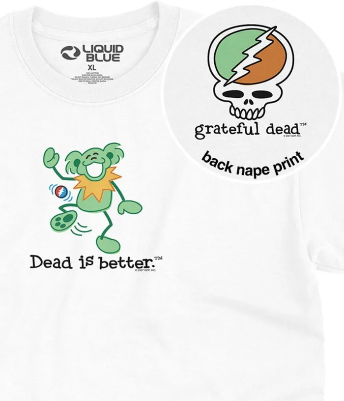 Liquid Blue TShirt Men Hacky Dead Is Better TShirt