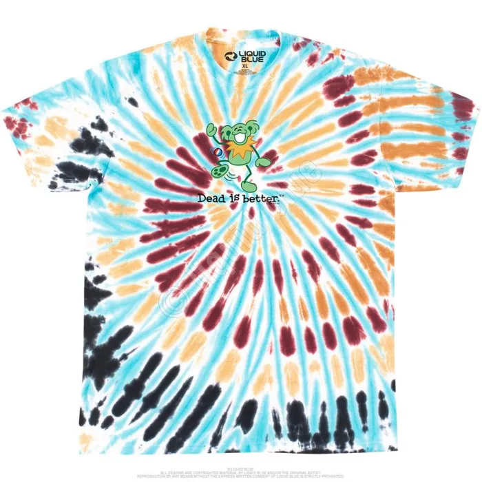 Liquid Blue TShirt Men Hacky Dead Is Better TShirt