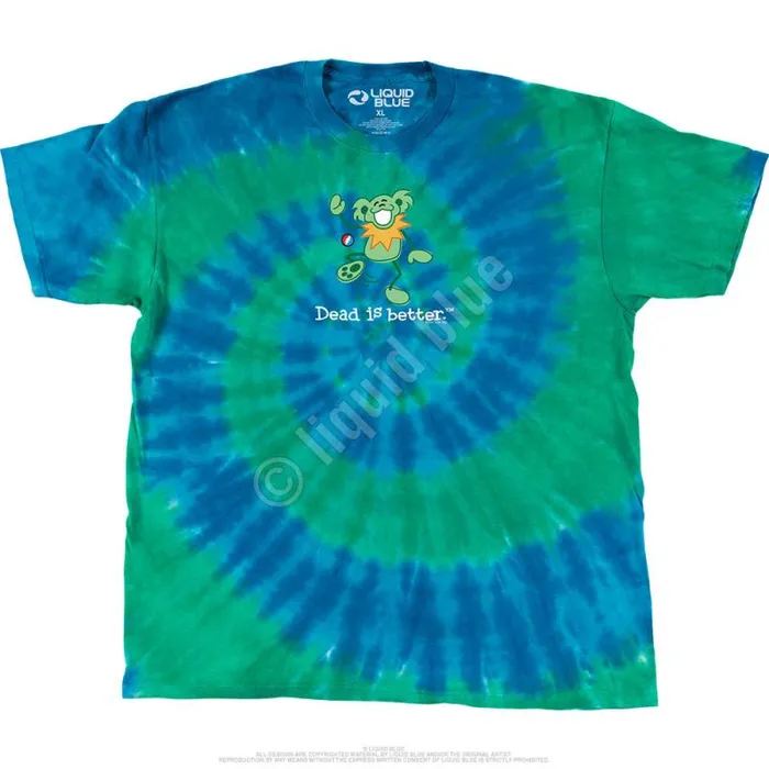 Liquid Blue TShirt Men Hacky Dead Is Better TShirt