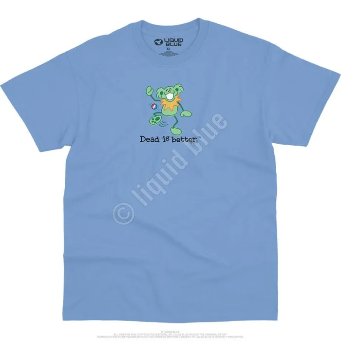 Liquid Blue TShirt Men Hacky Dead Is Better TShirt