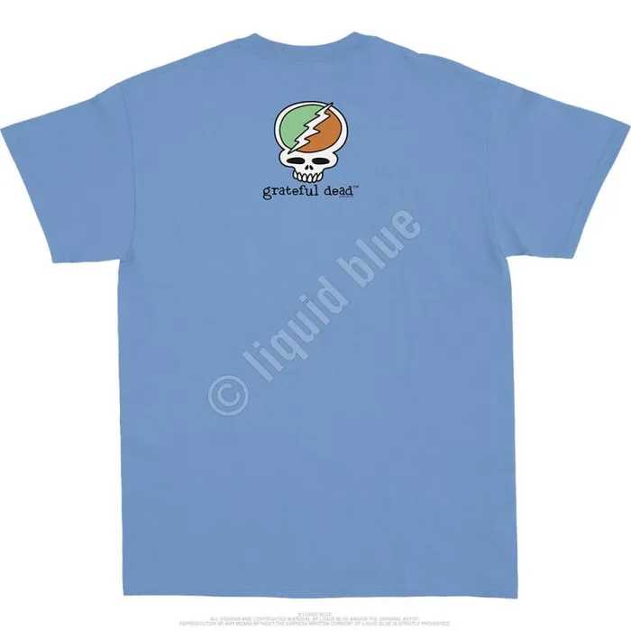 Liquid Blue TShirt Men Hacky Dead Is Better TShirt