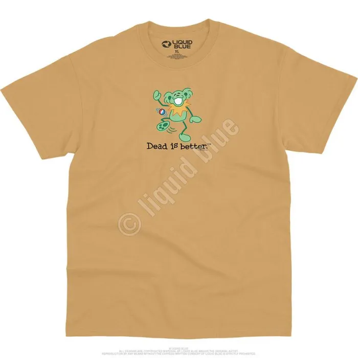 Liquid Blue TShirt Men Hacky Dead Is Better TShirt