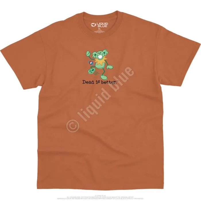 Liquid Blue TShirt Men Hacky Dead Is Better TShirt