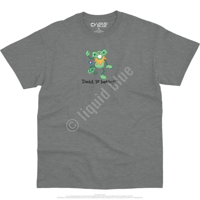 Liquid Blue TShirt Men Hacky Dead Is Better TShirt