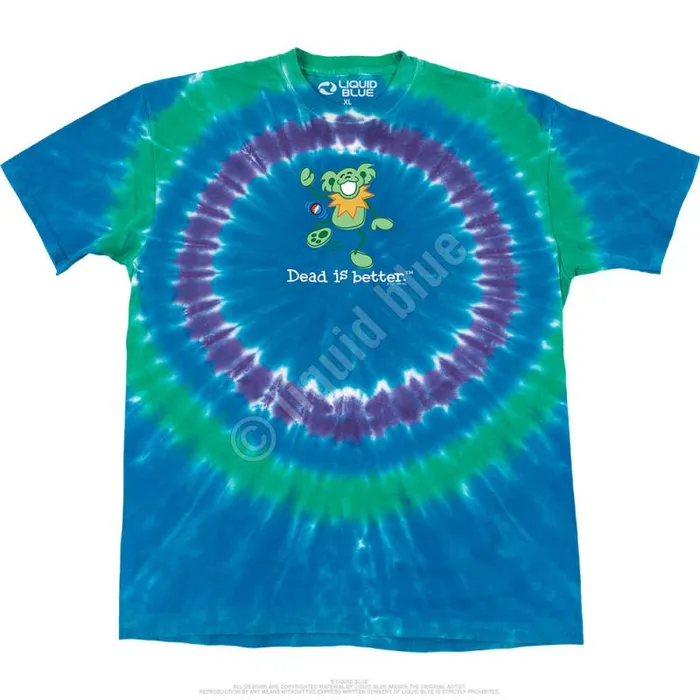 Liquid Blue TShirt Men Hacky Dead Is Better TShirt