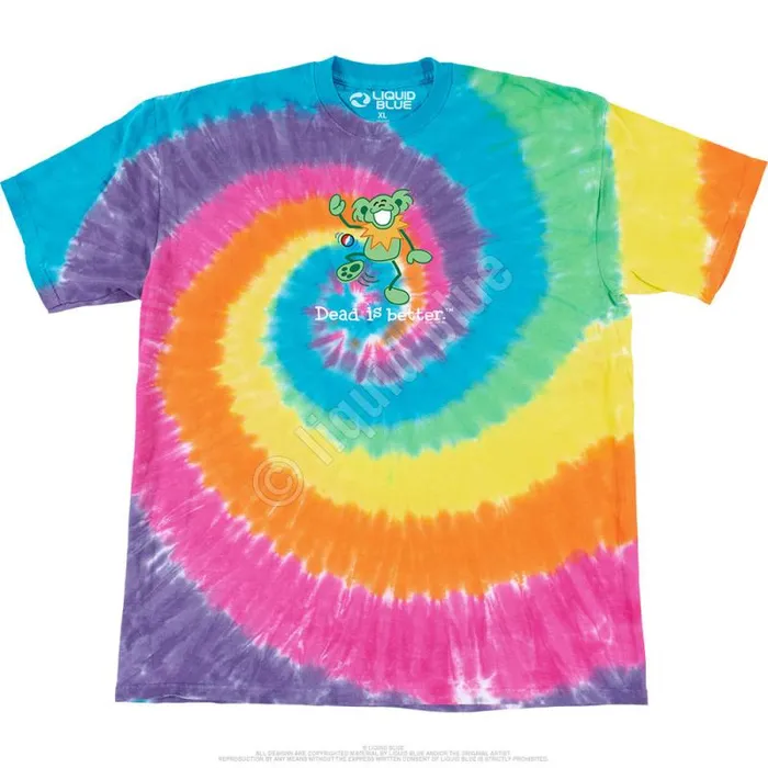 Liquid Blue TShirt Men Hacky Dead Is Better TShirt