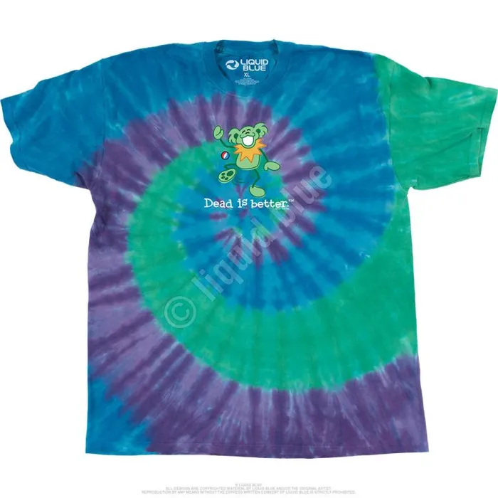 Liquid Blue TShirt Men Hacky Dead Is Better TShirt