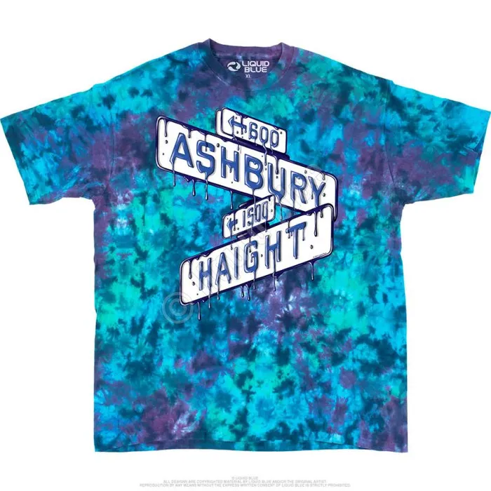 Liquid Blue TShirt Men Haight Ashbury Sign TShirt